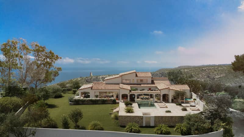 Villa Siri: finca met panoramisch uitzicht over Dénia en de Middellandse Zee