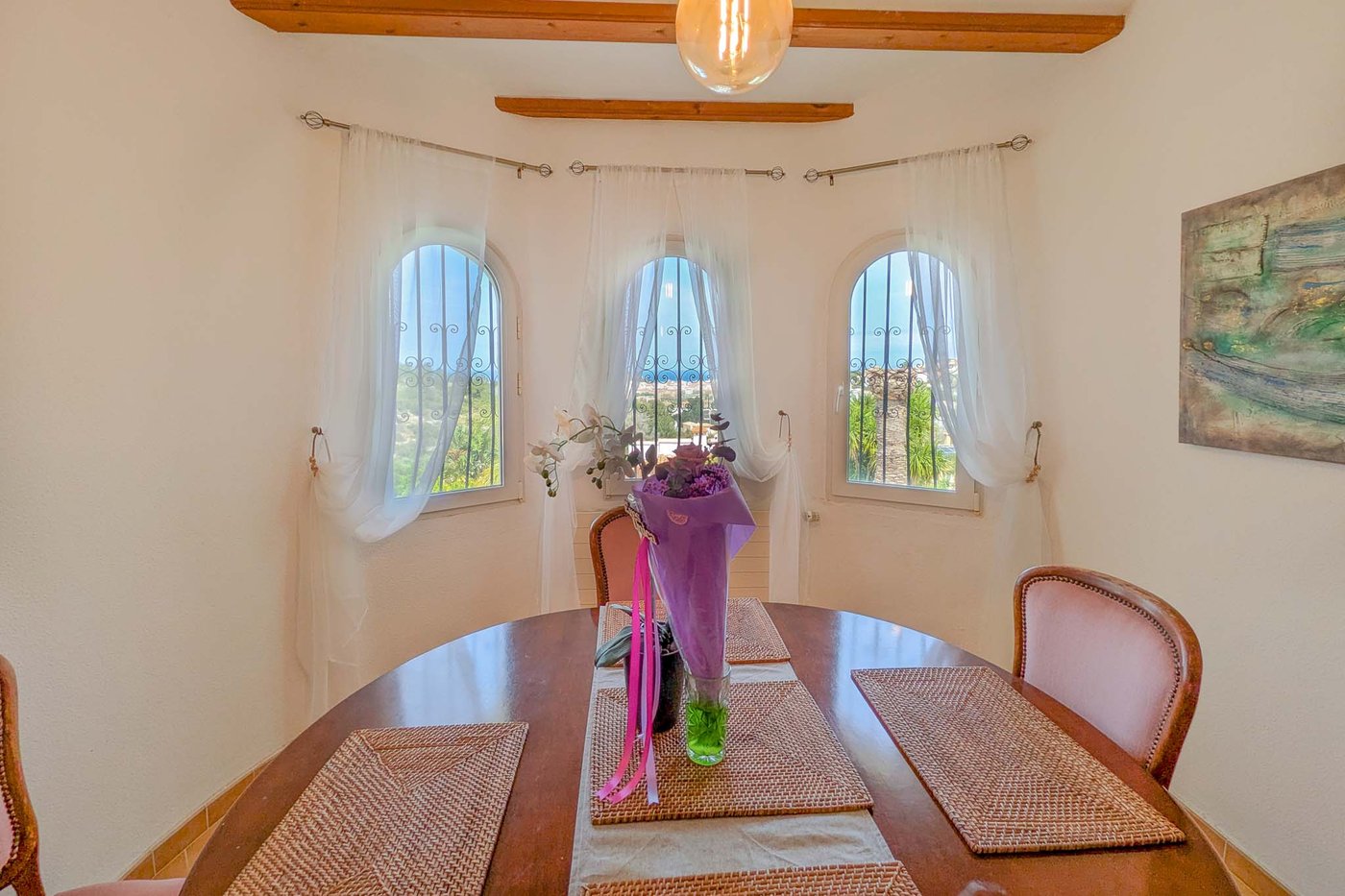 Villa en La Pedrera con vistas al mar y al Montgó