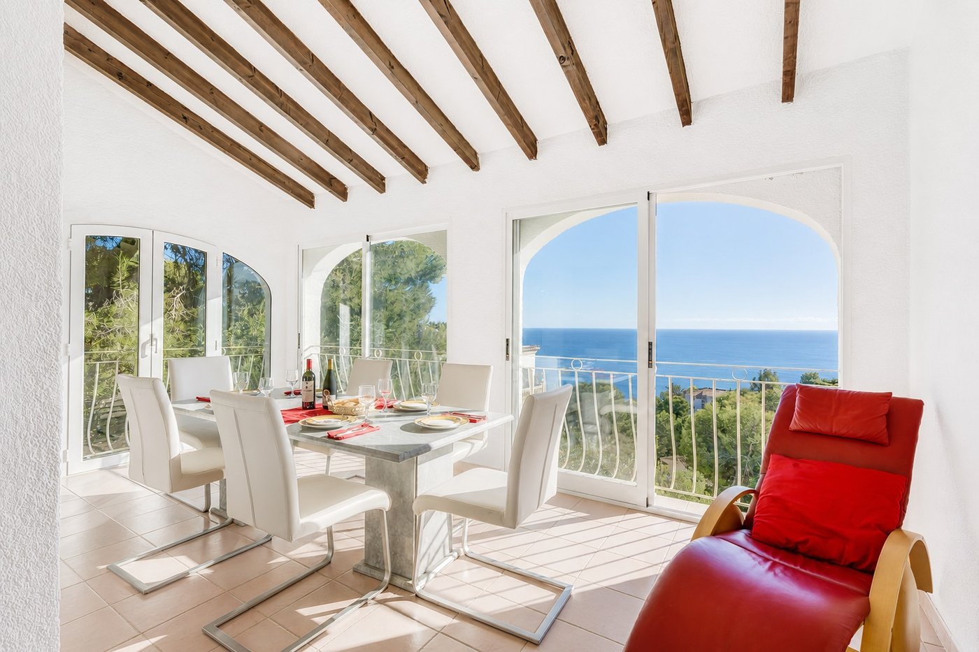 Villa with Panoramic Sea Views, Sun‑Drenched Terraces — Peaceful Jávea Location