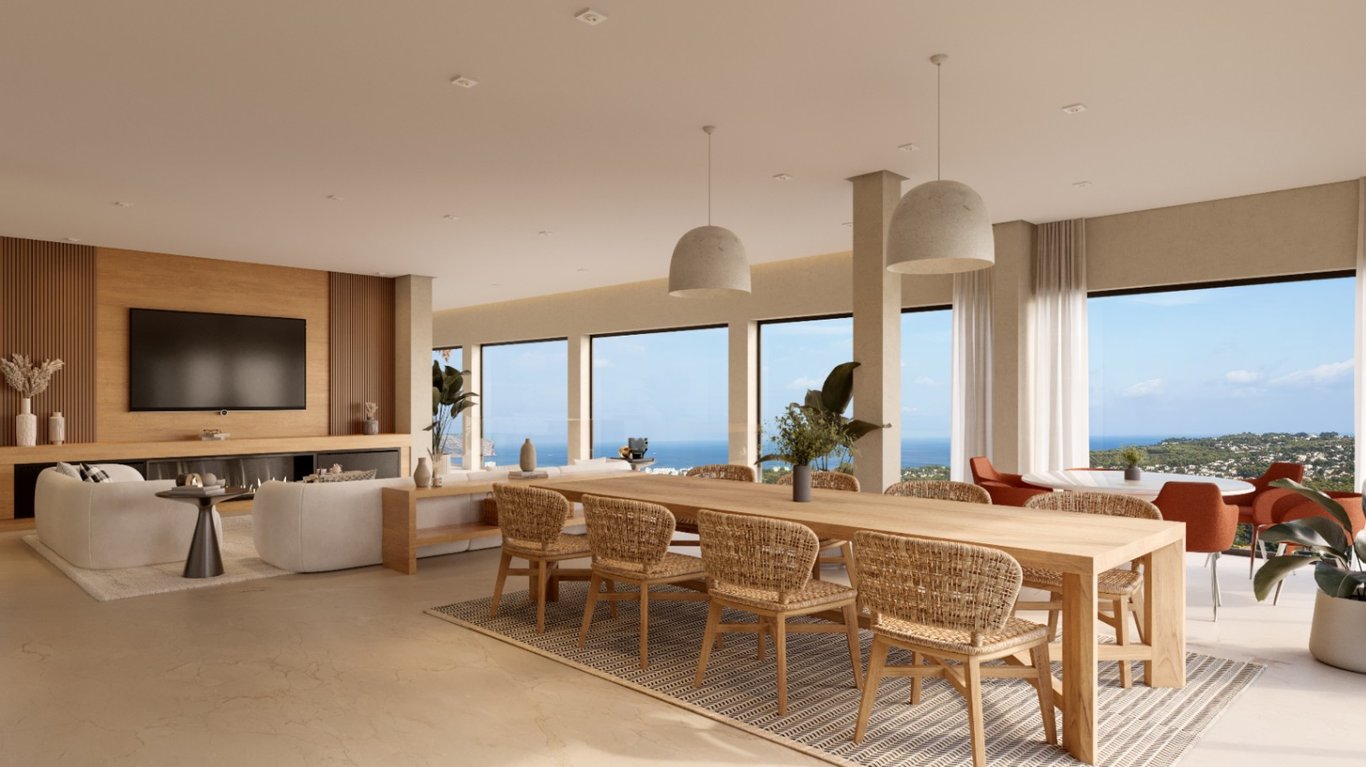 Exclusiva villa con vistas al mar en la demandada urbanizacion Tosalet en Jávea - 3