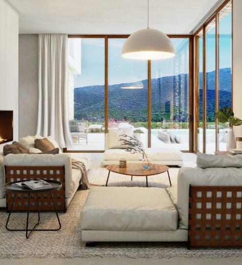 Vil·la Exclusiva d'Estil Ibiza a Jávea (Les Laderes): 4 Dormitoris, Piscina Infinita, Sòl Radiant i Vistes a Granadella | 2.250.000 € - 3