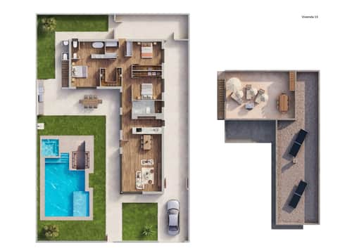 Nieuwbouw villa met 3 slaapkamers in Sucina — foto 18