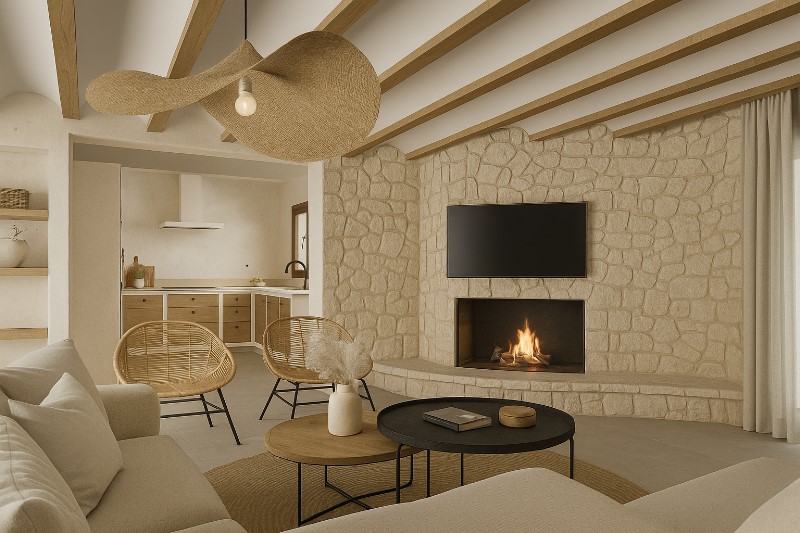 Ibizan-style renovated villa with sea and Cap San Antonio views — Costa Nova, Jávea