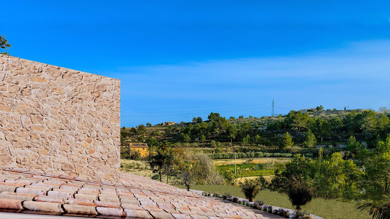 Proyecto: finca de lujo en venta en Benissa con vistas a la montaña - 29