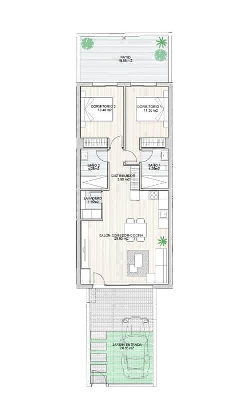 Bungalow met 2 slaapkamers in San Pedro del Pinatar — foto 25