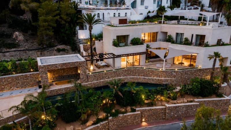 Exclusieve designvilla met dakterras in Can Furnet, Ibiza