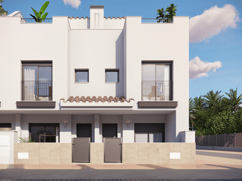 Nieuwbouw rijwoning met 3 slaapkamers in Santa Rosalía — foto 7
