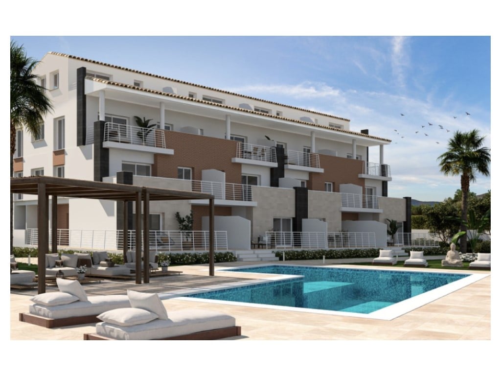 New build apartments with stunning views in Monte Pego, Costa Blanca — terrace