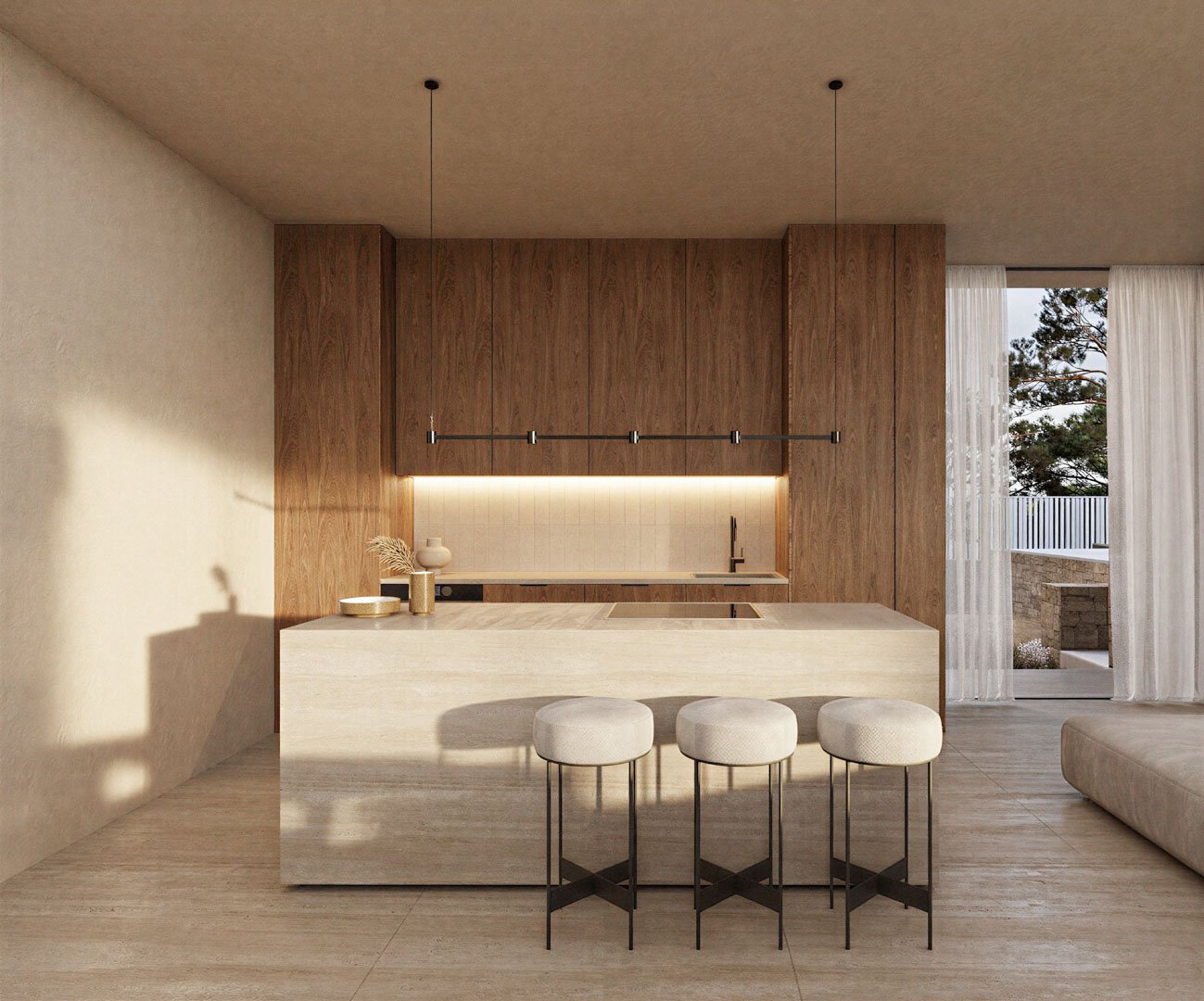 Villa moderna de nueva construcción con vistas panorámicas al mar en La Fustera, Benissa Costa