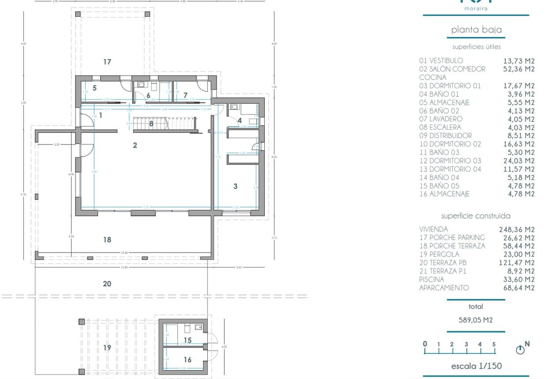 Proyecto: Villa moderna de estilo finca en venta en Moraira - 12