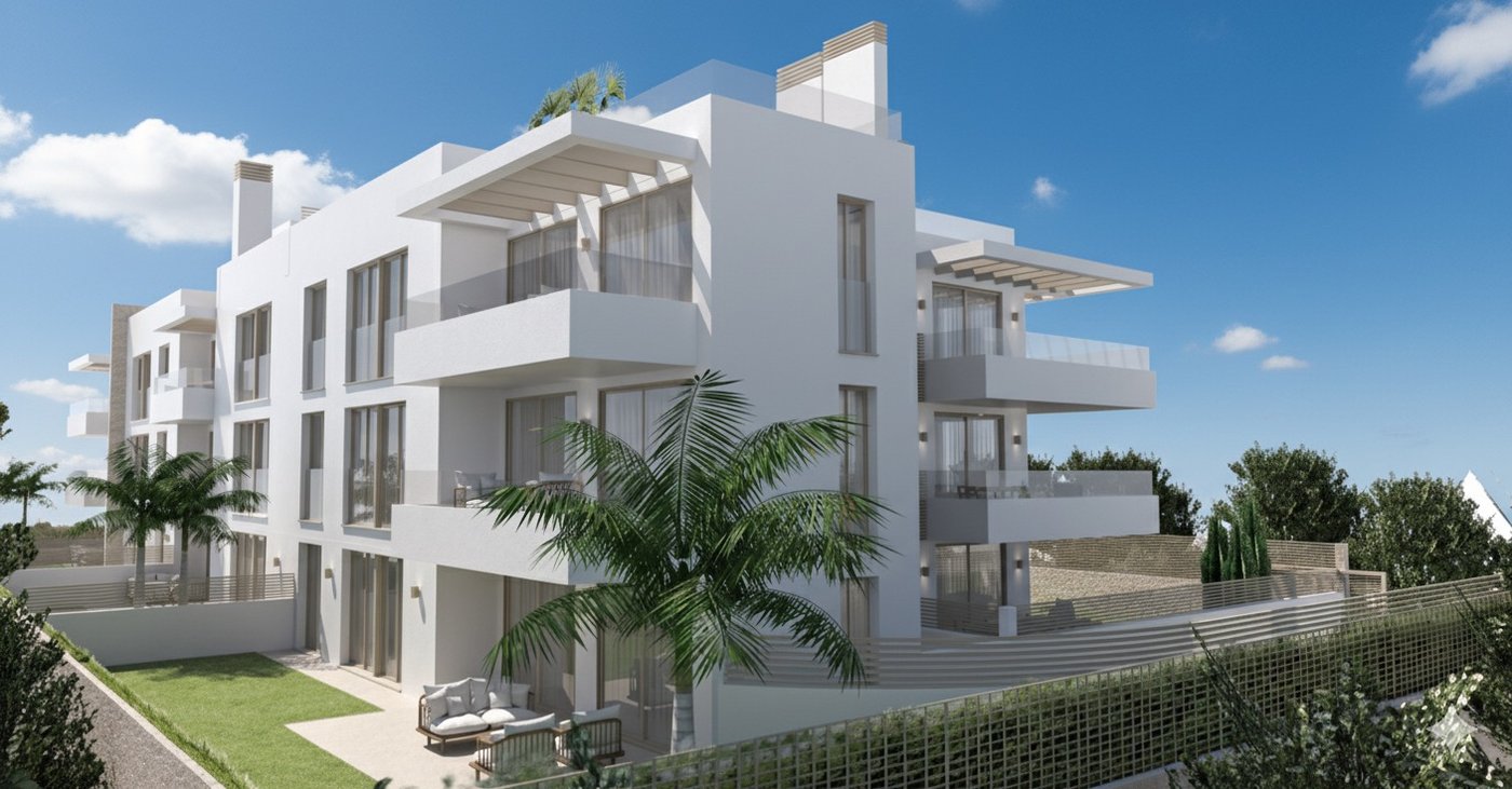 Apartamentos contemporáneos en Jávea junto al Montgó a 500 m de la playa
