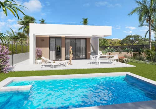 Nieuwbouwvilla met zeezicht in Vera Playa (Pueblo Salinas) — foto 2