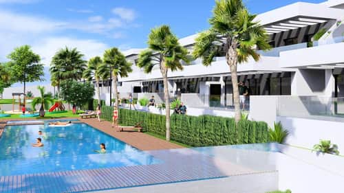 Gelijkvloerse nieuwbouwbungalow met privétuin en gemeenschappelijk zwembad in La Finca Golf, Algorfa — foto 2