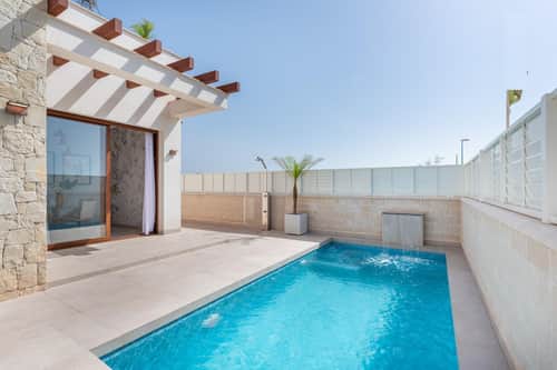 Gelijkvloerse nieuwbouwvilla met privézwembad in Vera, Almería — foto 33