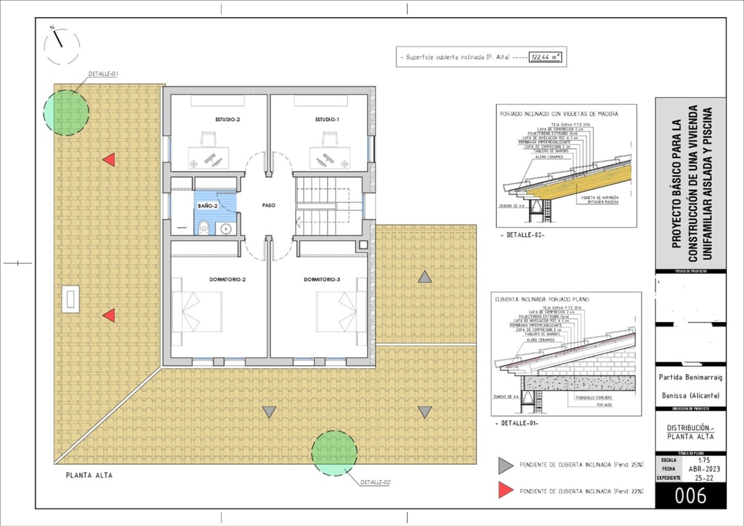 Parcel·la amb projecte i llicència d'obra inclosa a Benissa, Costa Blanca - 13