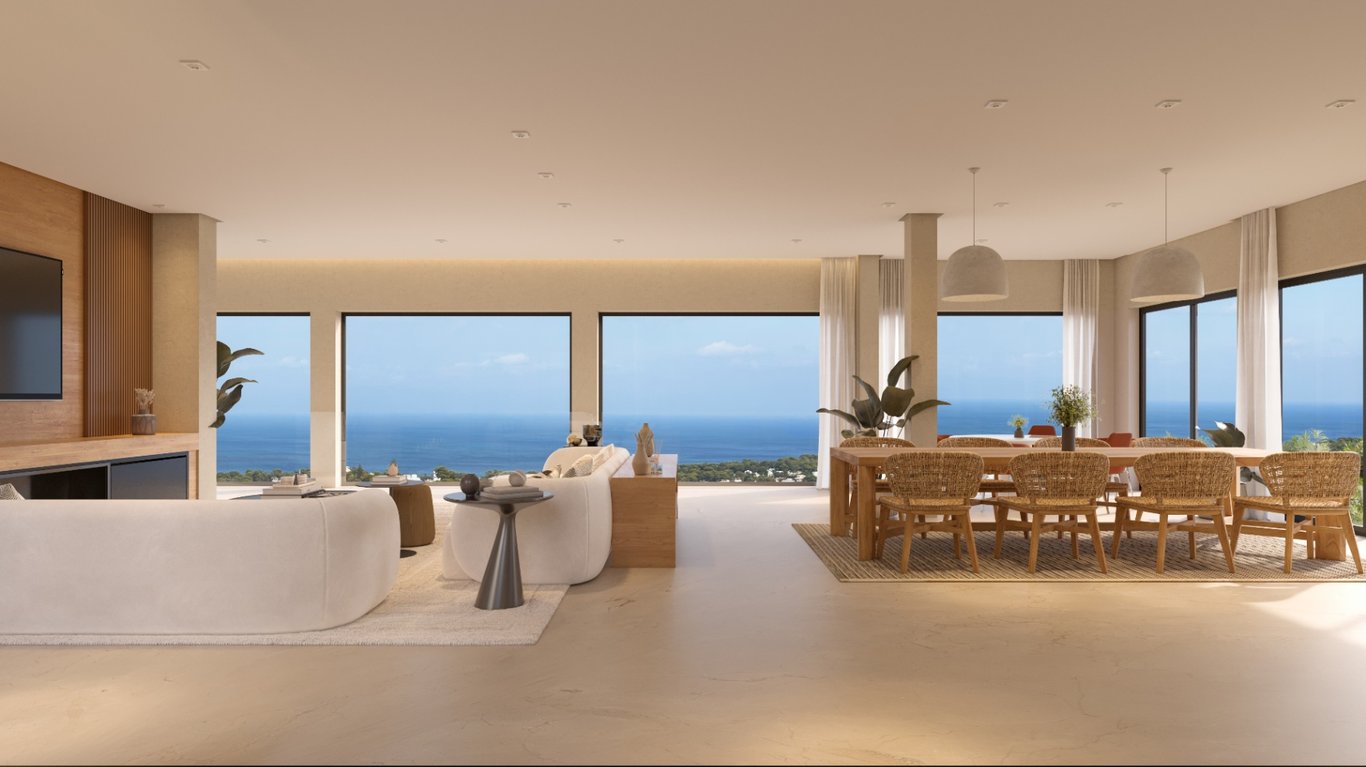 Exclusiva villa con vistas al mar en la demandada urbanizacion Tosalet en Jávea - 2