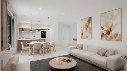Nieuwbouwappartement met terras op 1,4 km van het strand in Los Alcázares — foto 6