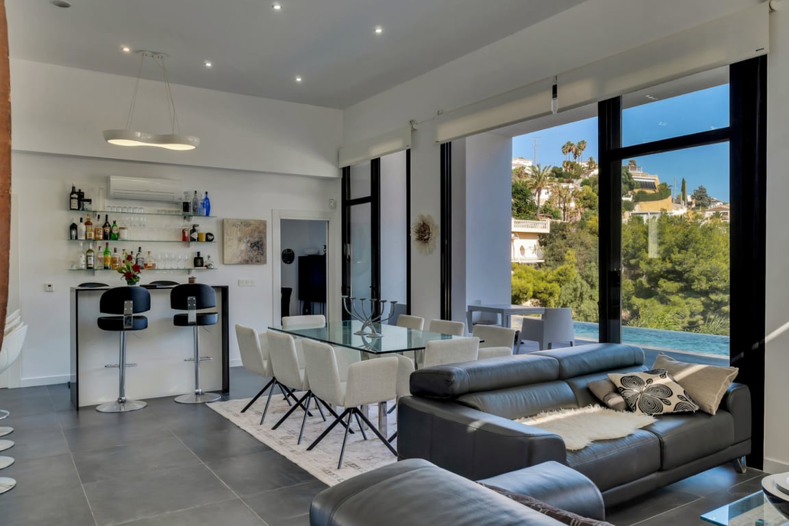 Impactante villa con vistas panorámicas al mar cerca de moraira - 21