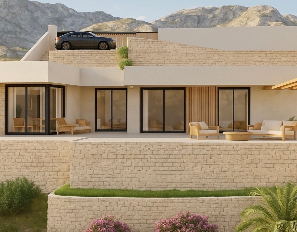 EXCLUSIVA: Vil·la de Luxe Clau en Mà, Arquitectura Estil Eivissa, 3 Dormitoris / 3 Banys, Parcel·la 1.150m², Piscina Privada 30m² i Potencial de Desenvolupament - 2