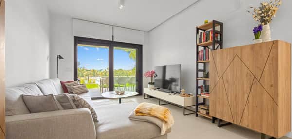 Gelijkvloers appartement met 2 slaapkamers en twee terrassen in Pilar de la Horadada