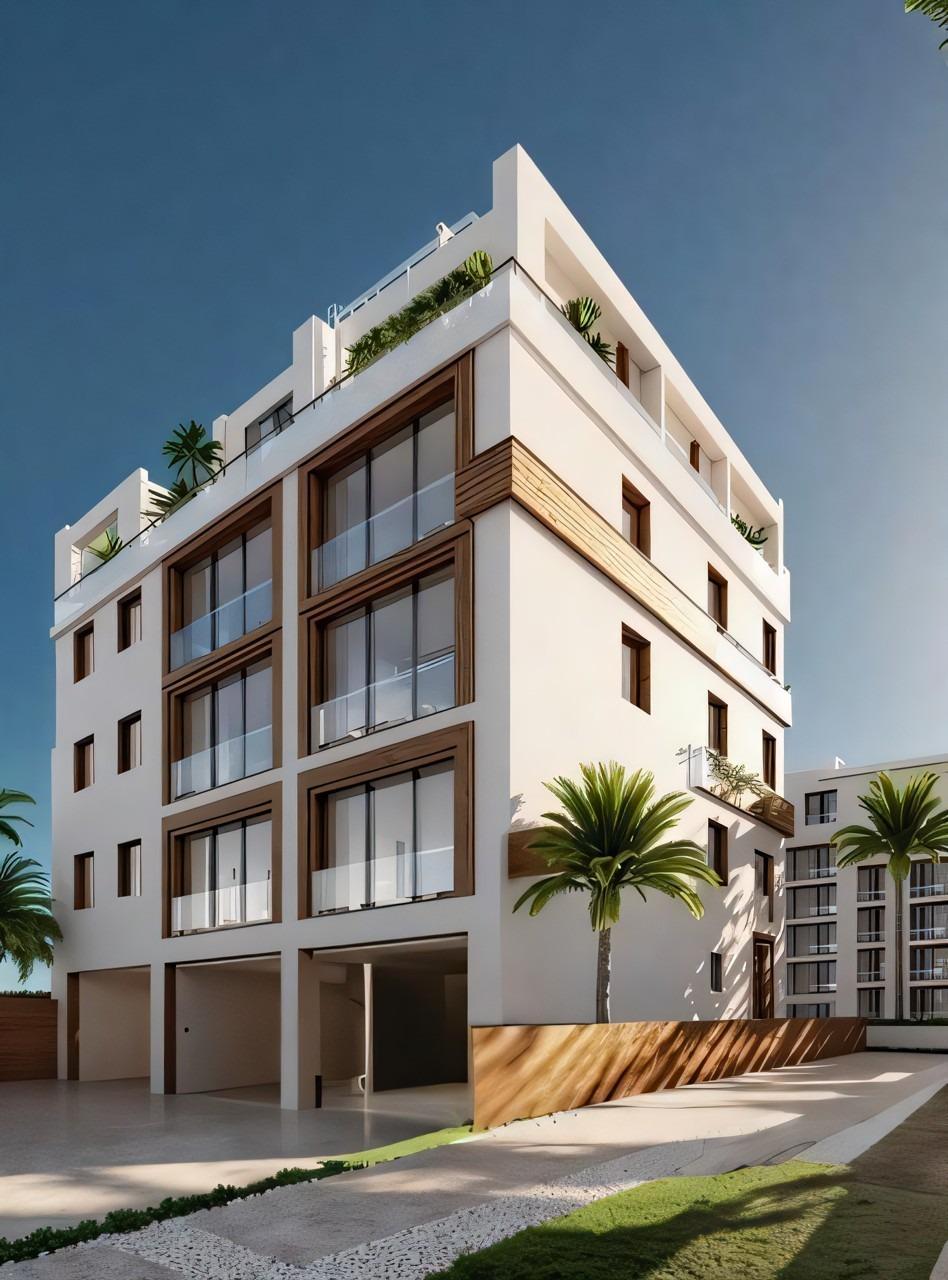 Exclusieve nieuwbouw penthouse met privézwembad op 100 meter van het strand in Lo Pagán