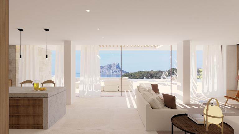 En construcción: villa con vistas al mar en venta en Benissa - 2