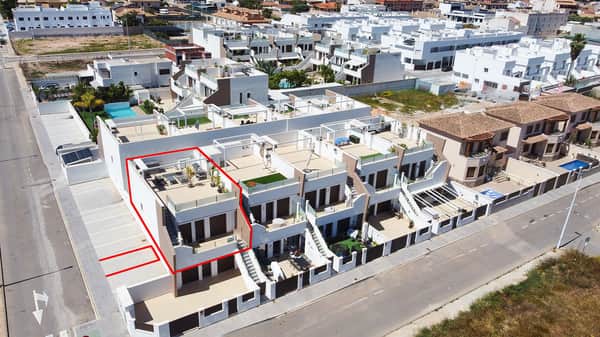 Penthouse met 2 slaapkamers in Pilar de la Horadada