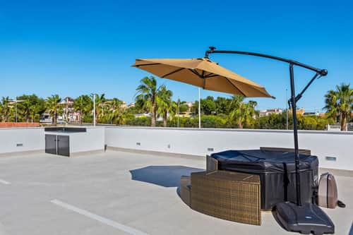 Gelijkvloerse nieuwbouwvilla met privézwembad en solarium in La Finca Golf, Algorfa — foto 29
