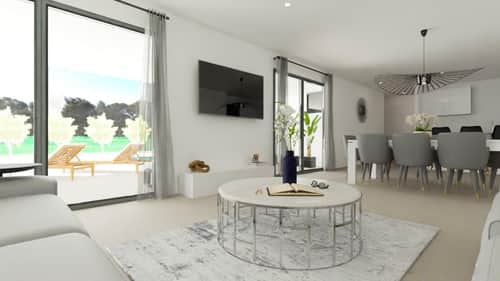 Gelijkvloerse nieuwbouwvilla met privézwembad in Hondón de las Nieves — foto 2