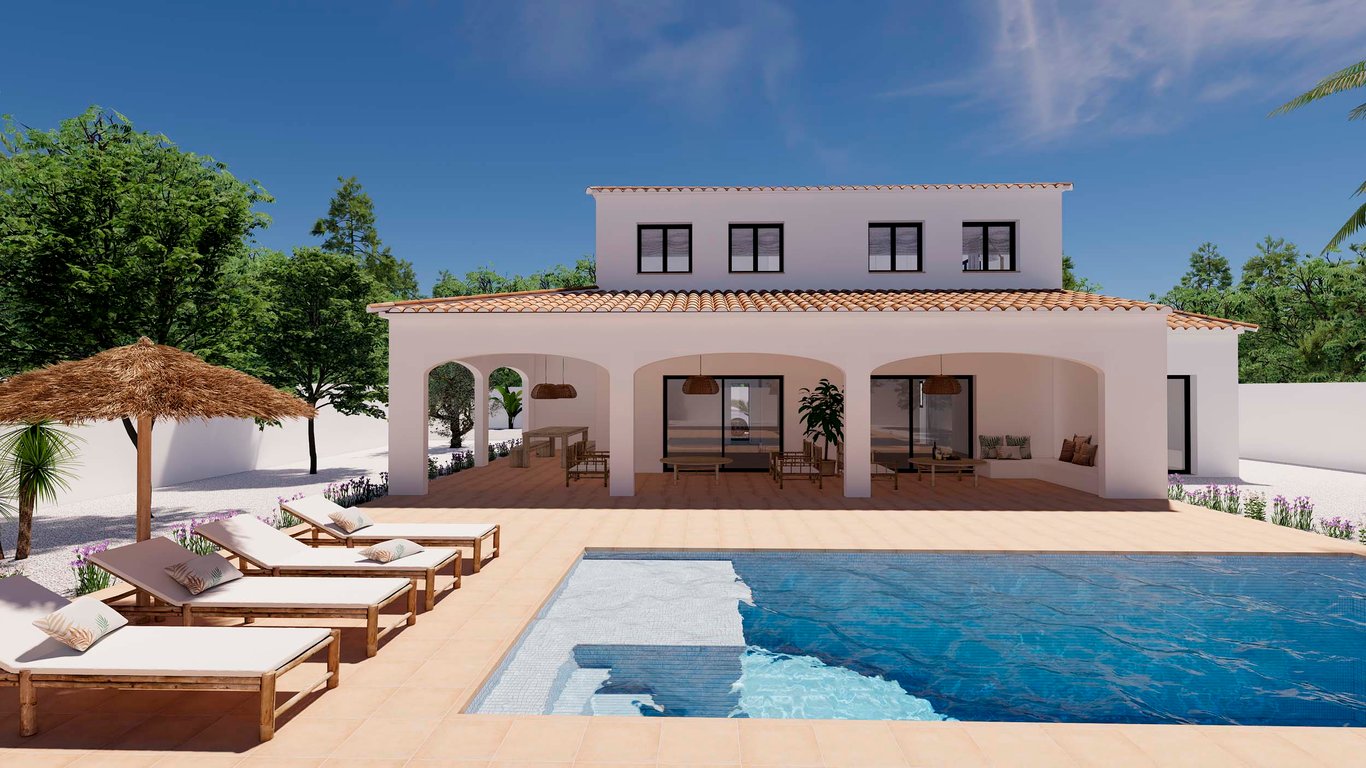 Proyecto: Villa moderna de estilo finca en venta en Moraira - 3