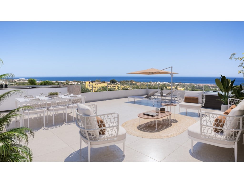 Nouveau complexe résidentiel avec vues sur la mer près d'Estepona