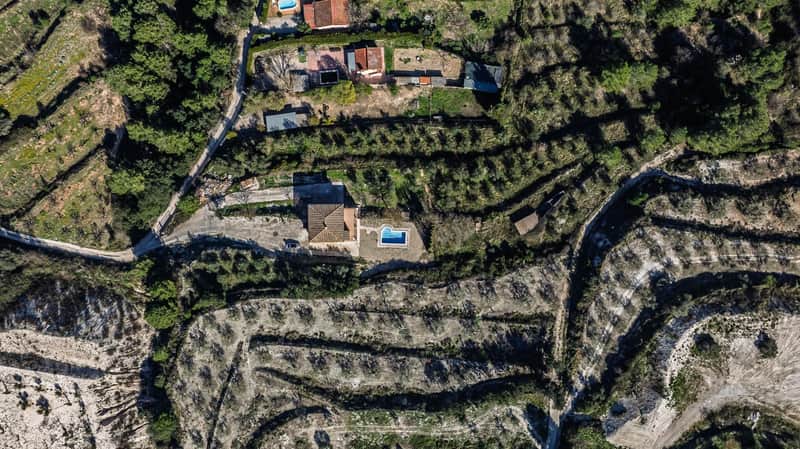 Unieke villa midden in de natuur bij Planes (Alicante)