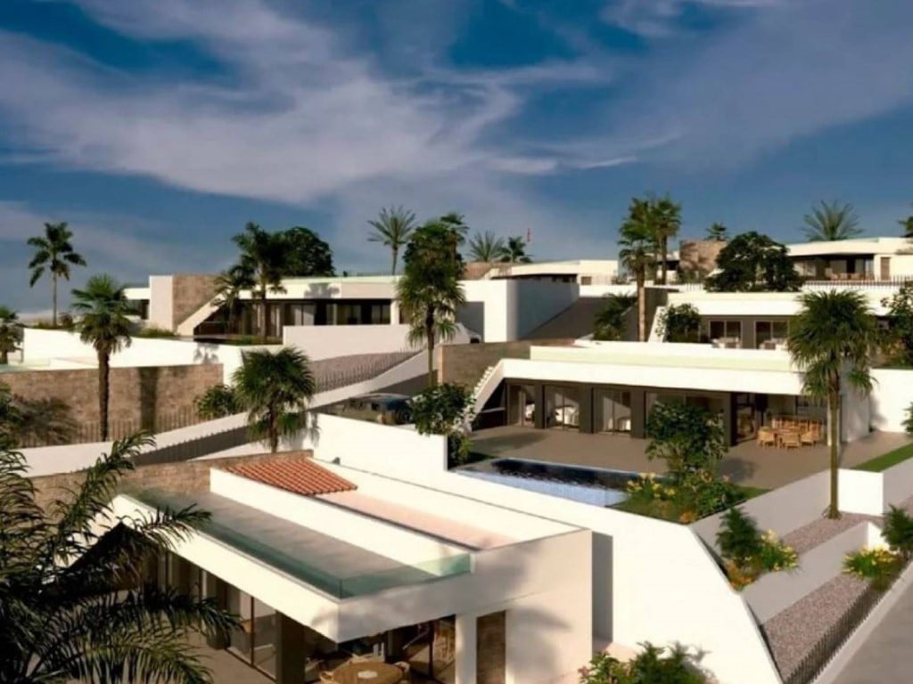 Villas exclusives 3 chambres avec piscine près du golf Bonalba, Mutxamel — terrace