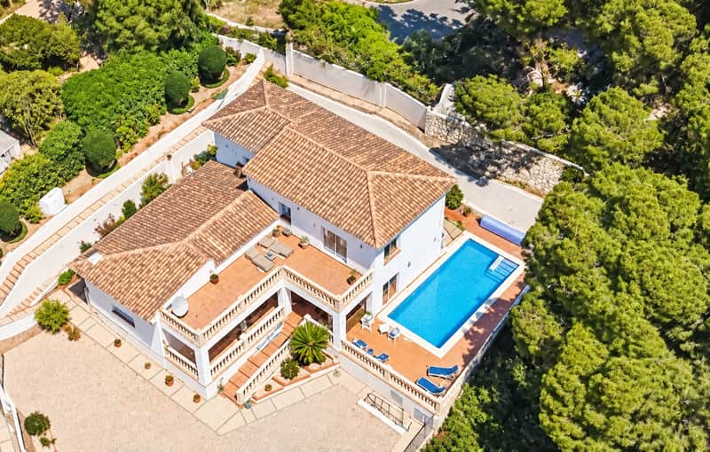 Ruime villa in Altea La Vella met zee- en bergzicht