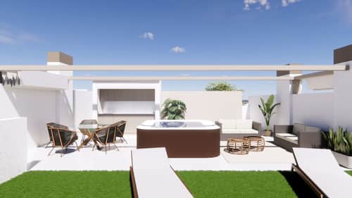 Nieuwbouw bungalow met 2 slaapkamers in Pilar de la Horadada — foto 7