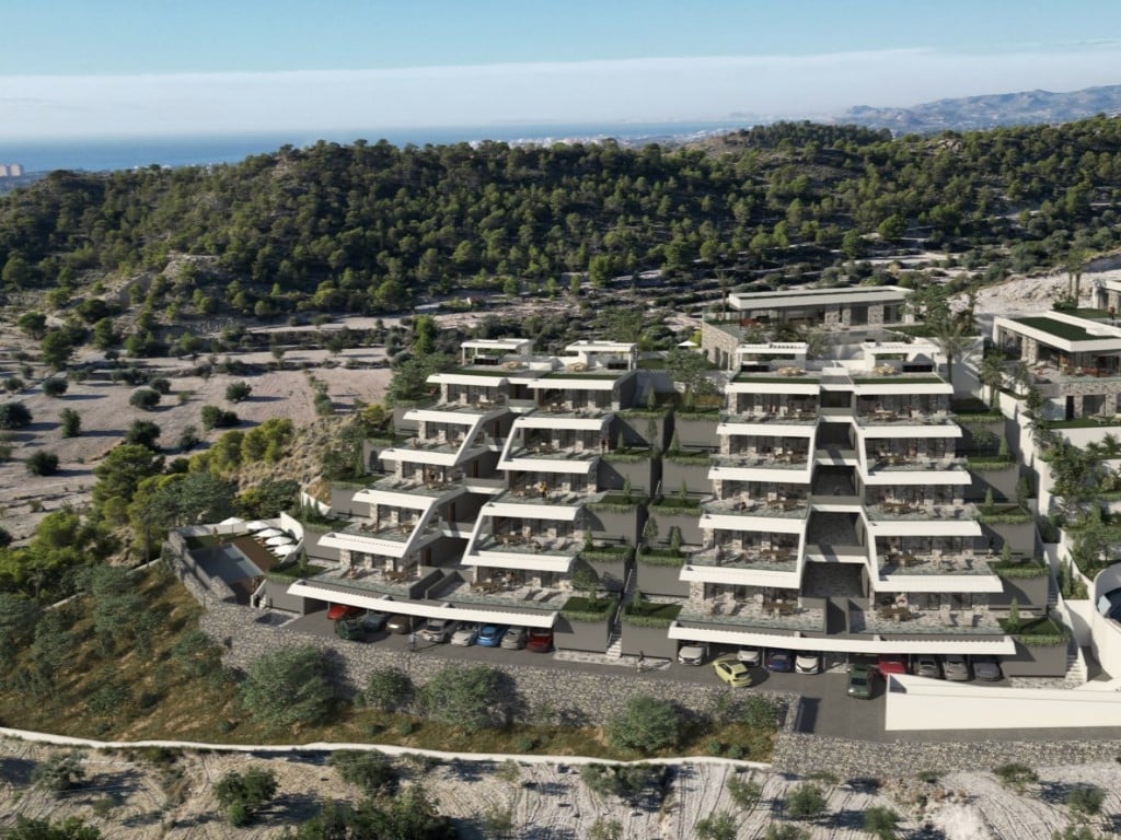 Neue Luxus-Bungalows mit Meerblick in Balcón de Finestrat — terrace