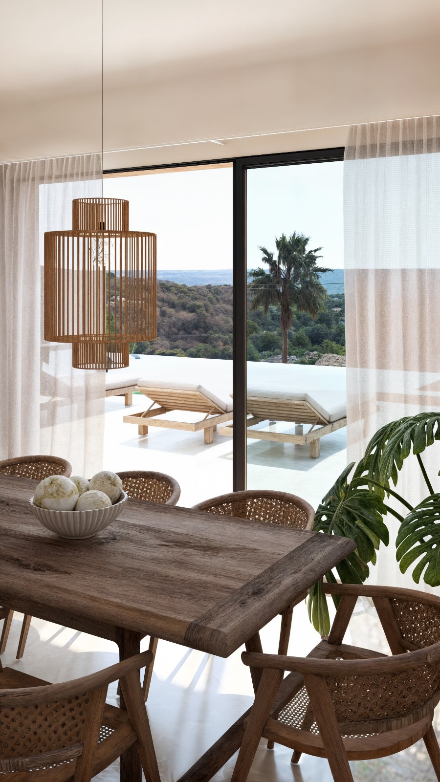 Villa Balona: proyecto de villa estilo Ibiza con vistas al mar en Benissa