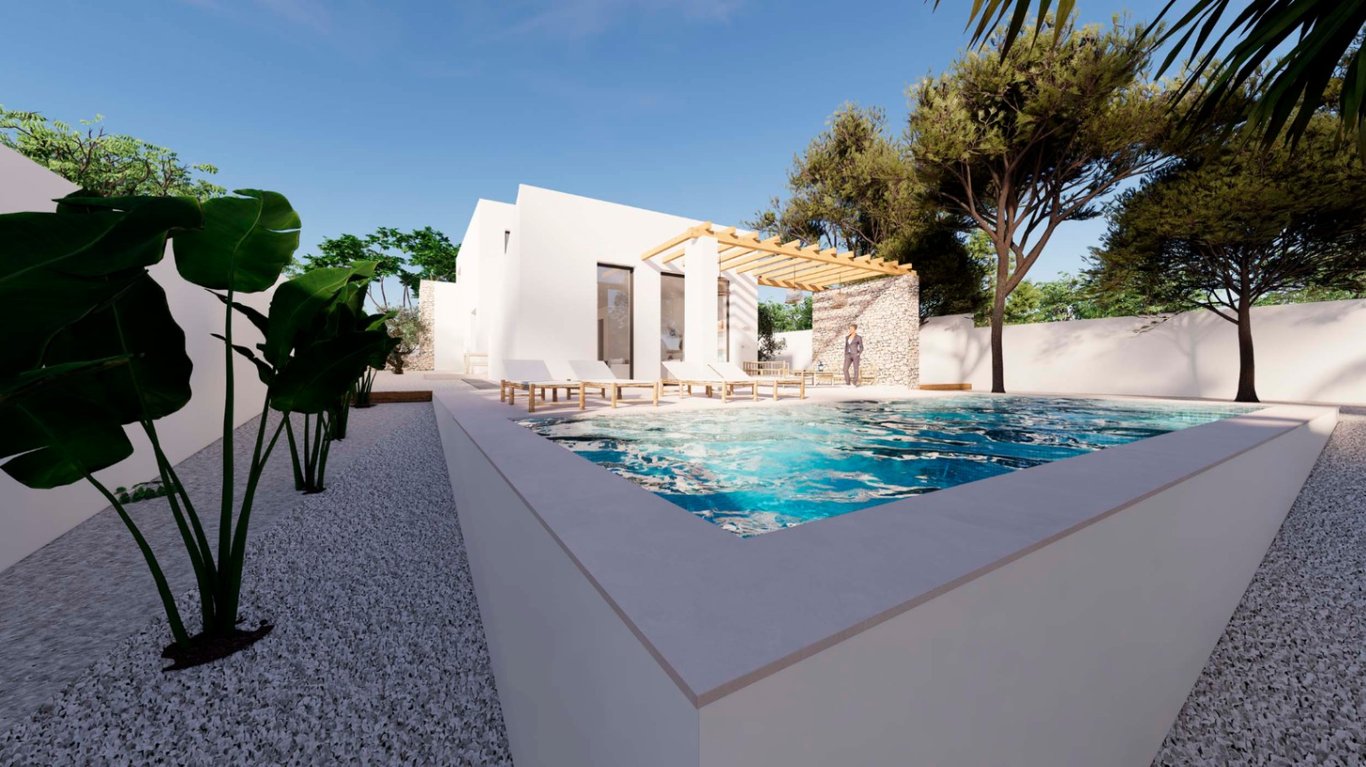 Proyecto: Villa de estilo ibicenco en venta en Moraira - 2