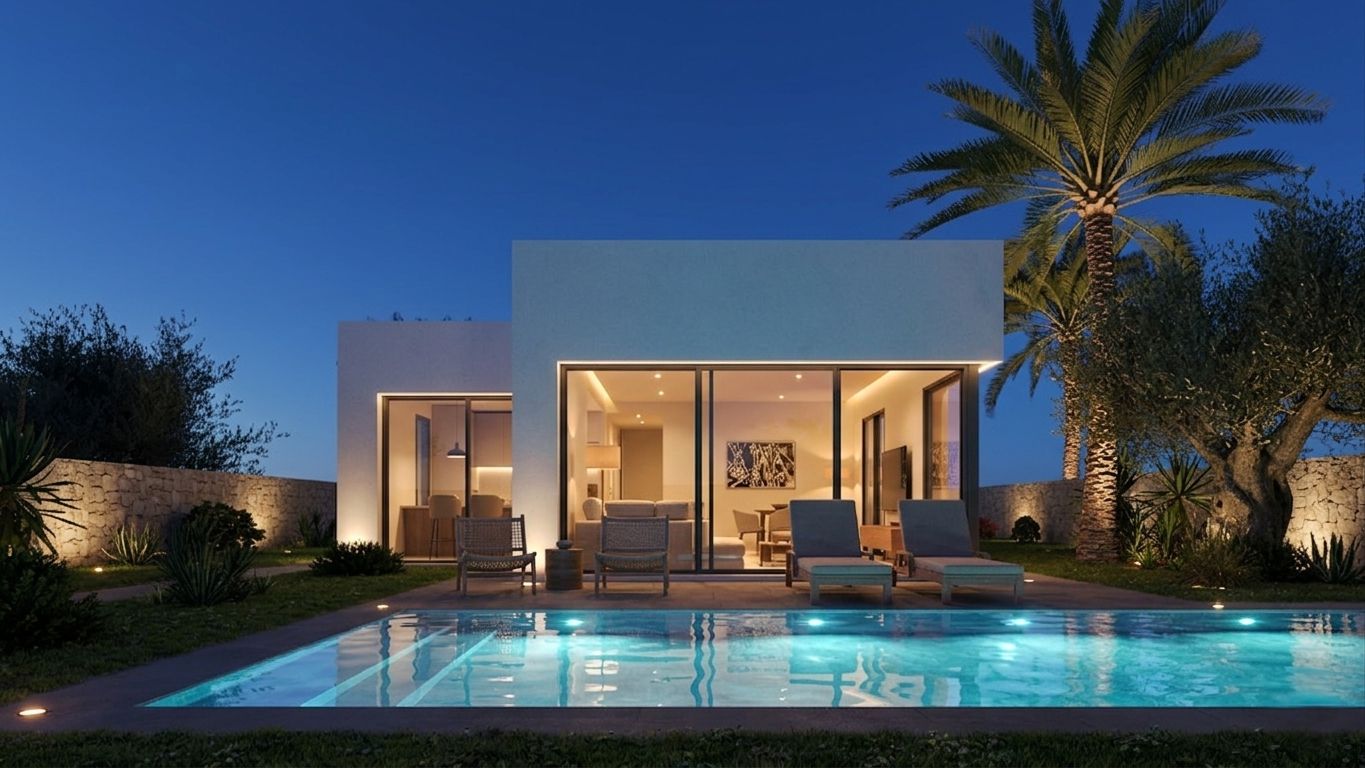 Nueva promoción villas modernas con piscina en Els Poblets. Llave en mano - 14