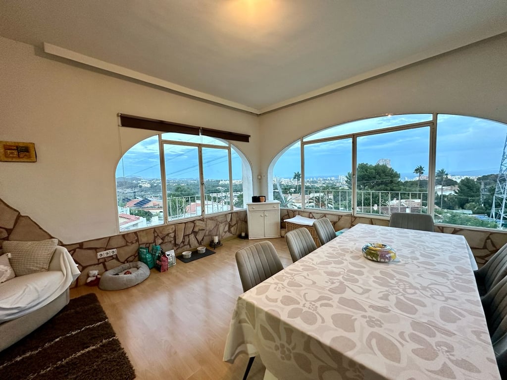 Villa  con vistas al mar en venta en Partida Estación, Calpe - 7