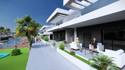 Gelijkvloerse nieuwbouwbungalow met privétuin en gemeenschappelijk zwembad in La Finca Golf, Algorfa — foto 4