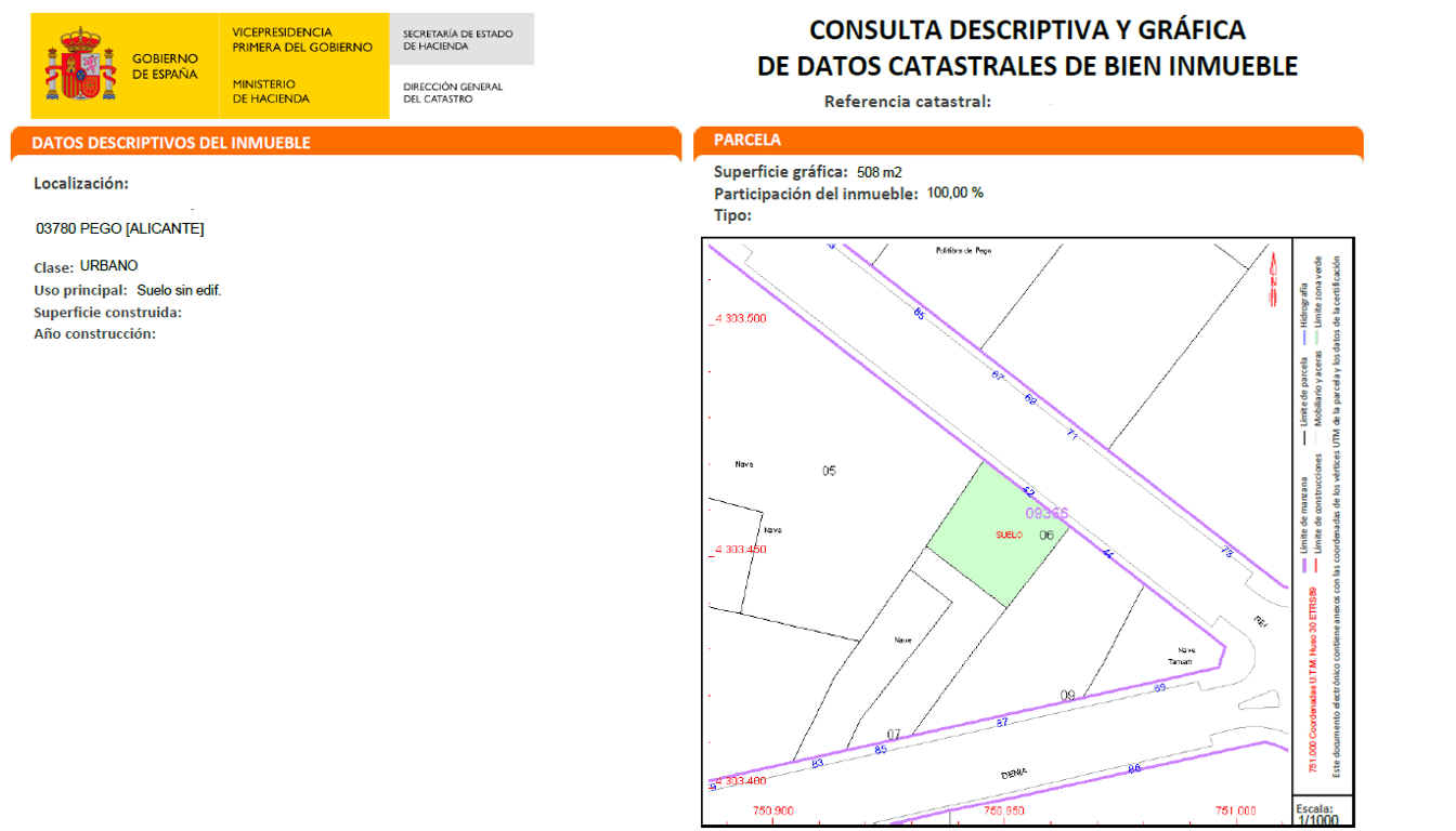 Parcela urbana de 508 m² en el Polígono Industrial de Pego - 4