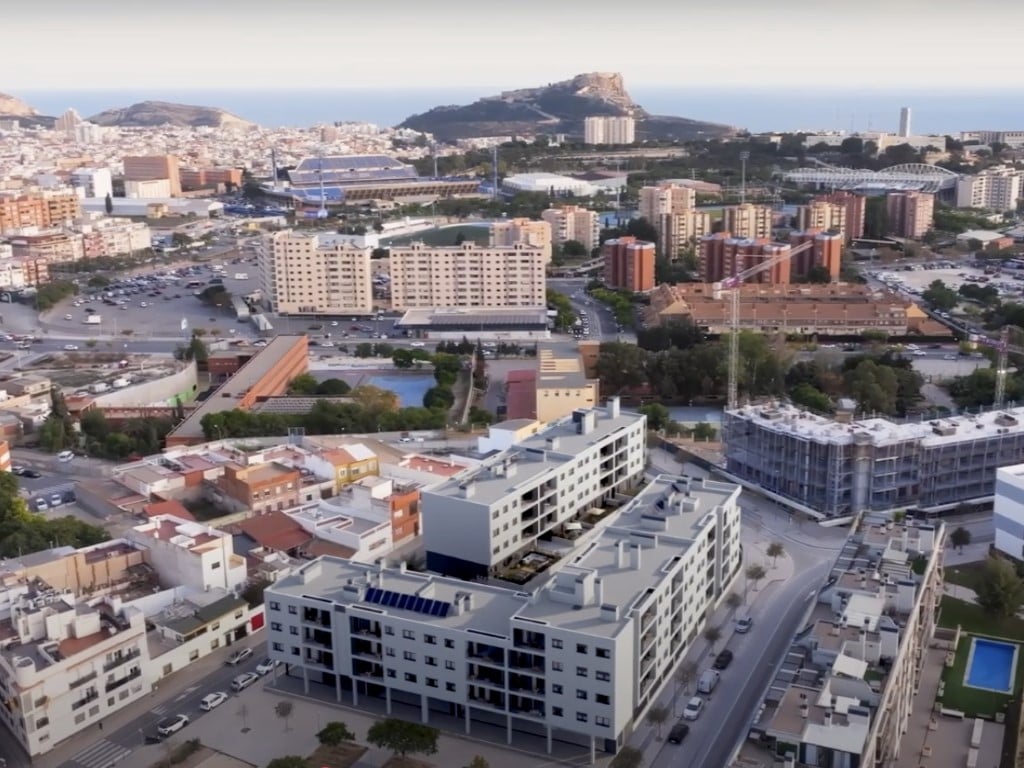 Residencia: 2-3 bed new-build apartments with pool in Alicante