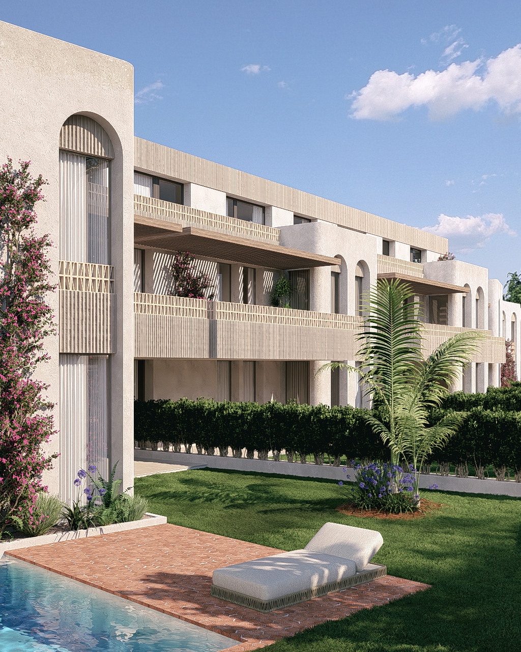 Semi-detached houses and apartments in the heart of Javea