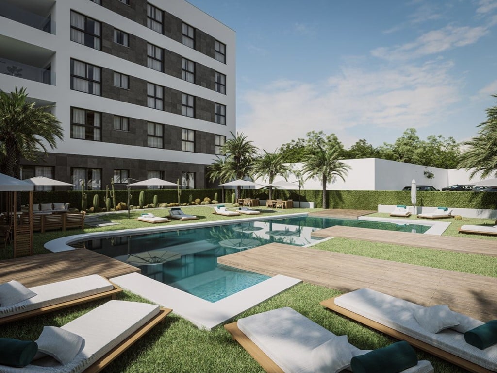 Neubau 2-Zimmer-Wohnung in Guardamar del Segura mit Pool