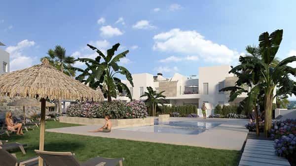 Nieuwbouwbungalow op de eerste verdieping met 3 slaapkamers en solarium in Algorfa