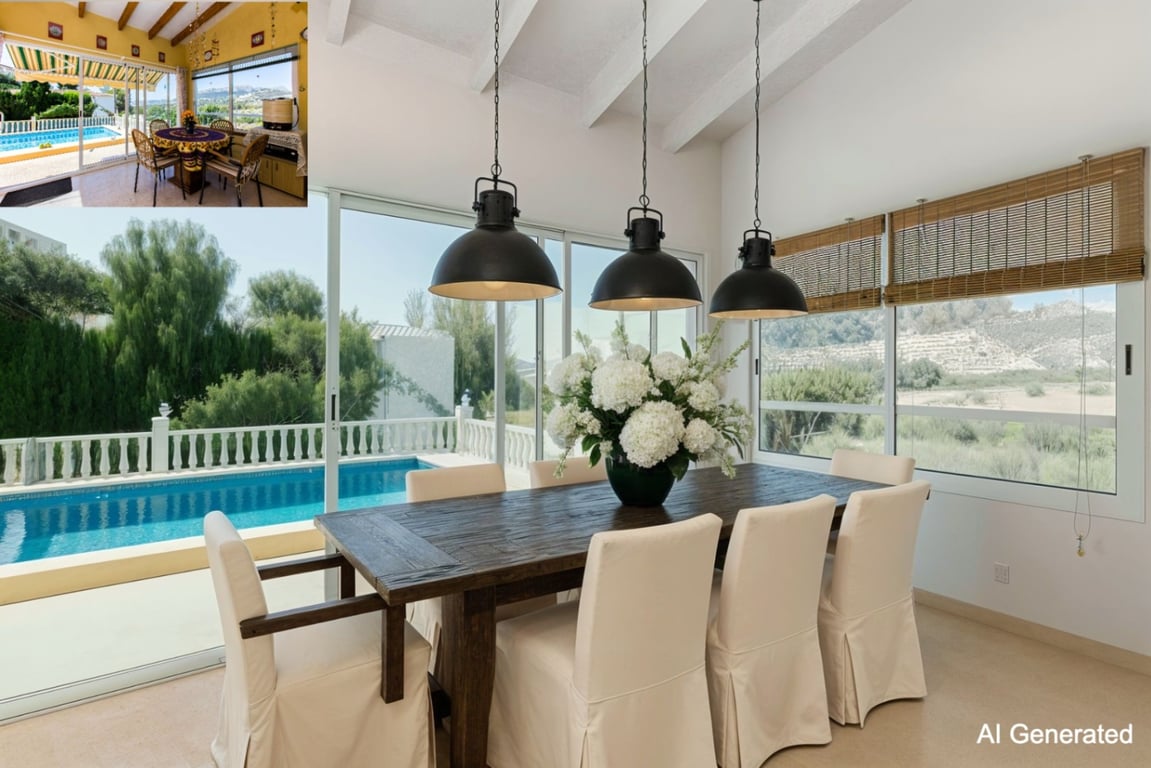 Villa tranquila con vistas a la montaña en venta en Calpe - 11