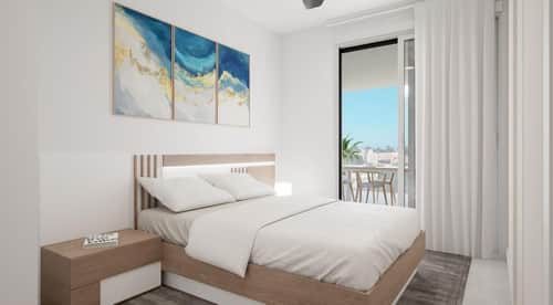 Nieuwbouwappartement met terras op 1,4 km van het strand in Los Alcázares — foto 12