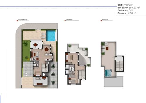 Nieuwbouwvilla met privézwembad en tuin op 900 meter van het strand in Los Alcázares — foto 16