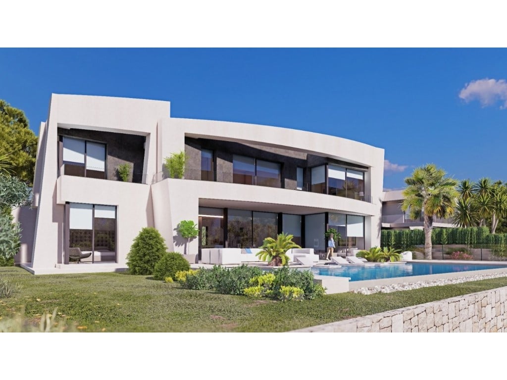 Vila se 4 ložnicemi, panoramatickým výhledem na moře a bazénem v Calpe — terrace